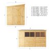 Mercia 10 x 6 Woodsman Shiplap Pent Shed