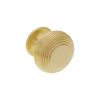 Beehive Large 40mm Cupboard Knob Satin Brass