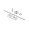 Cast Iron Radiator Brass Wall Stay Bracket Polished Chrome