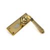 Aged Brass Hinton Lever Euro Lock Set