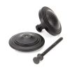 External Beeswax Art Deco Centre Door Knob