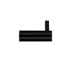 Zoo Hardware Single Coat Hook without Rose - Black