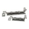 Pewter 4" Cranked Door Bolt