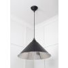 Smooth Nickel Hockley Pendant in Elan Black