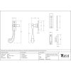 Black Rosehead Fastener