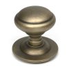 Burnished Brass Round Centre Door Knob