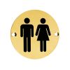 Zoo Hardware Sex Symbol - Unisex - 76mm dia - PVD Satin Brass
