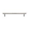 Heritage Brass Cabinet Pull Hexagon Design 160mm CTC Polished Nickel finish
