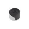 Zoo Hardware Round Floor Mounted Door Stop - Satin Chrome