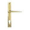 Polished Brass Eaton Slimline Lever Espag. Lock Set