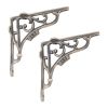 GNER Shelf Bracket Matt Antique 180x180mm (Sold in Pairs)