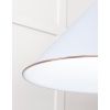 White Gloss Hockley Pendant in Birch