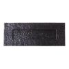 Zoo Hardware Traditional Plain Letter Plate - 10" x 4" / 195x45mm aperture - Black