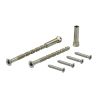Zoo Hardware Spare Fixing Pack - suitable for ZPS Levers - Stainless Steel