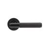 Aged Bronze Brompton Lever on Rose Set (Plain) - Unsprung