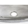 Hammered Nickel Oval Sink