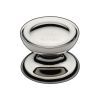 Heritage Brass Cabinet Knob Surrey Design 32mm Polished Nickel finish