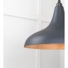 Smooth Copper Frankley Pendant in Soot