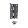 Spike Butt Hinges Large Matt Black