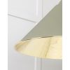 Smooth Brass Hockley Pendant in Tump