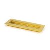 Polished Brass 175mm Plain Rectangular Pull