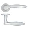 Zoo Hardware Cadiz lever on rose - Satin Chrome