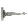 Pewter 9" Arrow Head T Hinge (pair)