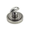 Pewter Round Thumbturn Set (Art Deco)