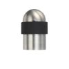Zoo Hardware Door Stop Floor Mounted - Round Collared Domed Top 51mm Projection - Satin Stainless