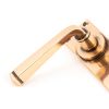 Polished Bronze Avon Lever Euro Lock Set