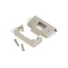Polished Nickel ½" Rebate Kit for Tubular Mortice Latch