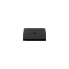 Millhouse Brass Square Cabinet Handle Backplate - Matt Black
