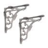 GNER Shelf Bracket Pewter 125x125mm (Sold in Pairs)