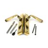 Aged Brass Avon Slimline Lever Espag. Lock Set