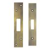 Zoo Hardware Spare Acc Pk for UK Dead Locks - *BLANK* - contains Forend, Strike and Fixing Screws - Bronze