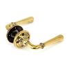 Aged Brass Newbury Lever on Rose Set