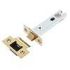 Jedo Heavy Duty Tubular Latches - 45 Degree Short Travel 102mm Brass Finish - By Frelan Hardware - JL-HDT102PVD