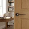 Complete Gio Door Handle Pack - Heavy Duty Latch - Dark Bronze - 64mm / 3-inch Hinges - JE-E20B-DB