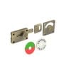Burlington Indicator Lock Antique Brass - By Frelan Hardware - BUR2552AB