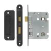 Zoo Hardware Bathroom Lock 3" - 57mm c/c - Black