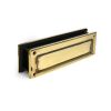 Aged Brass Traditional Letterbox