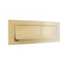 Jedo Gravity Letterplates Polished Brass - By Frelan Hardware - JV16PB