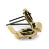 Aged Brass 50mm Euro Door Pull (Back to Back fixings)