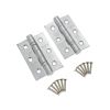 CE7 Mild Steel BB Butt Hinge - Satin Chrome