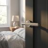 Complete Bari Door Handle Pack - Internal Doors - Satin Nickel - 76mm / 3-inch Hinges - JE-D3B-SN