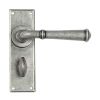 Pewter Regency Lever Bathroom Set
