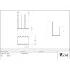 Matt Black Four Pair Boot Rack