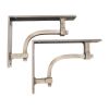 Industrial Shelf Bracket Matt Antique (Sold in Pairs)