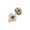 Jewel Knurlmond Thumb Turn & Release Polished Nickel