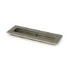 Pewter 175mm Plain Rectangular Pull